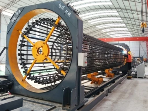Reinforcement cage rolling welding machine Reinforcement cage rolling welding machine
