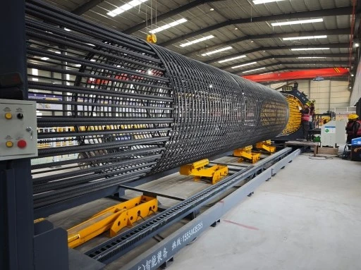 Reinforcement cage rolling welding machine Reinforcement cage rolling welding machine
